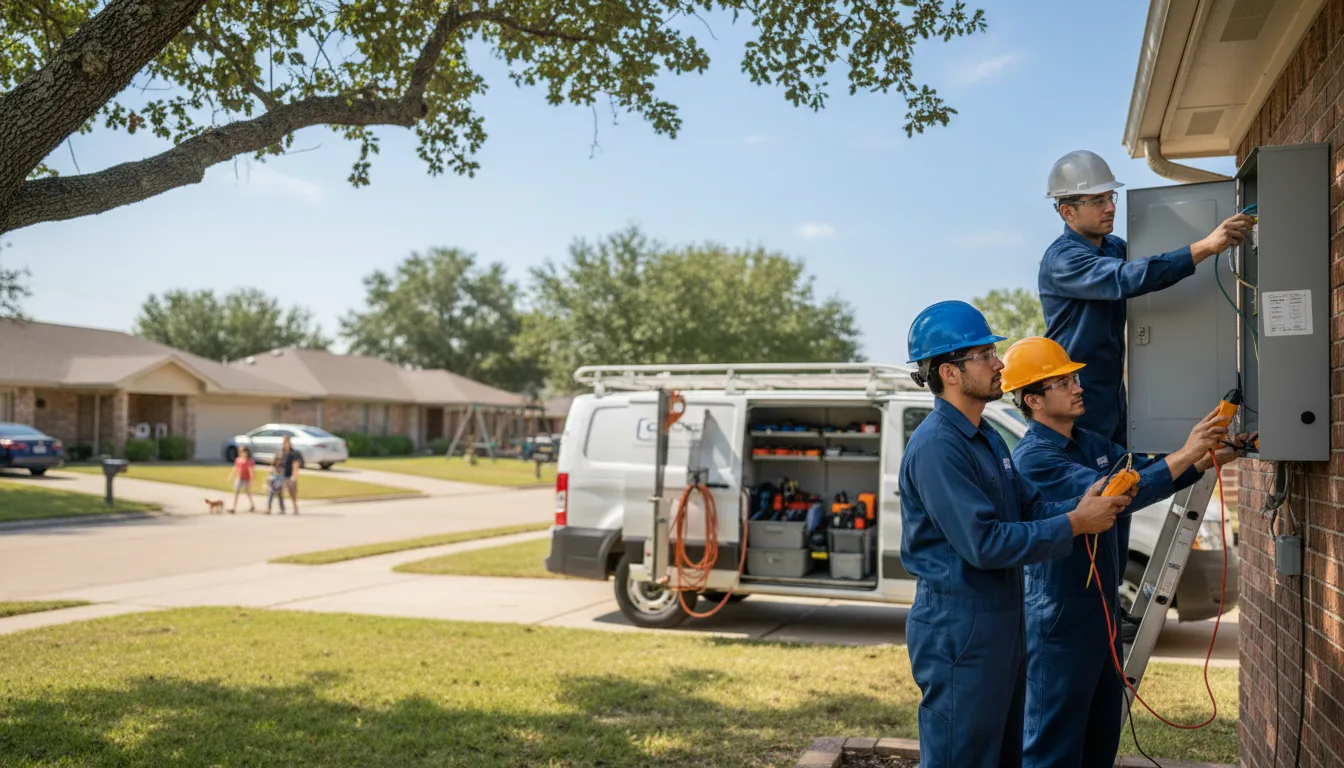 Certified electrician providing emergency electrical services in Vandemere, NC
